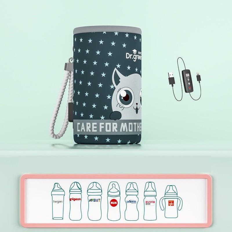Commute-Ready Smart USB Bottle Warmer Sleeve
