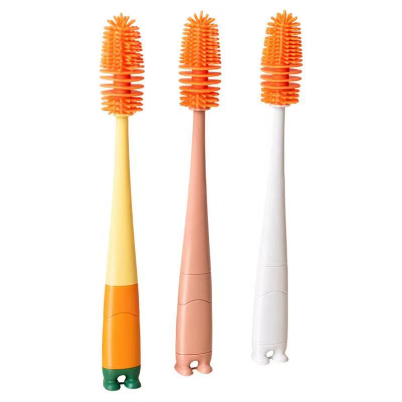 Commute 4-in-1 Nested Silicone Bottle Brush Set