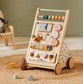 Montessori Natural Wooden Activity Walker