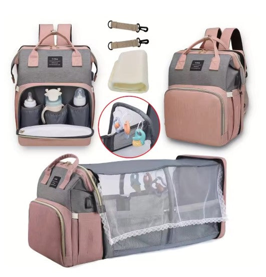 Commute High-Capacity Travel Diaper Backpack