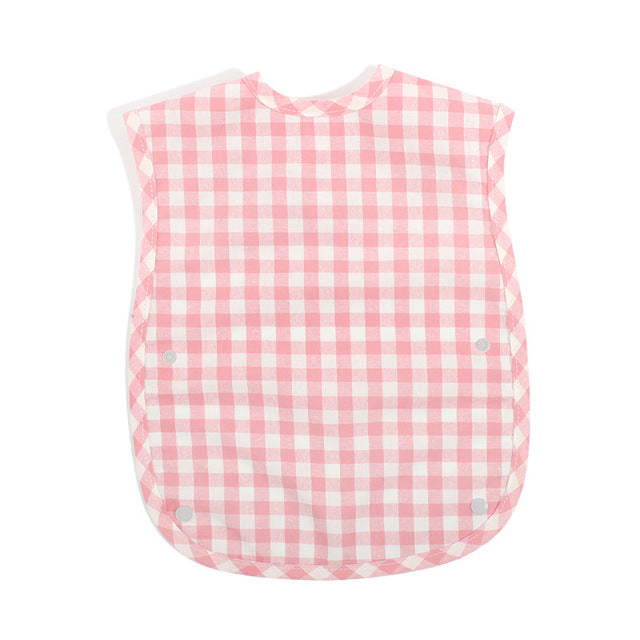 Gingham Easy-Wipe Waterproof Bib