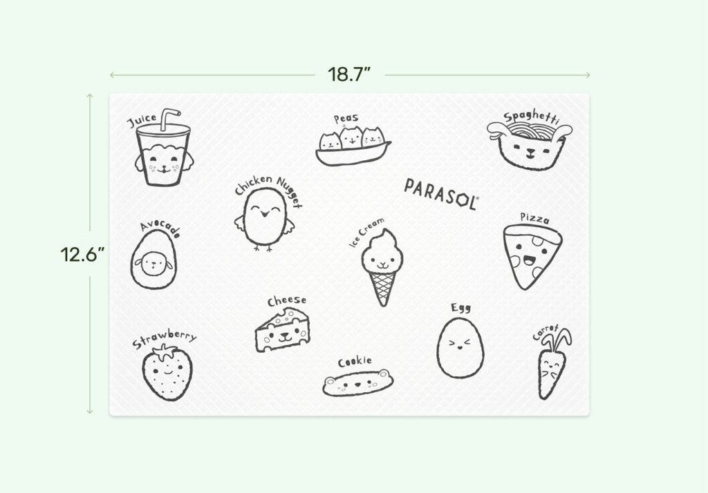 Stick-and-Stay Travel Placemats (Pack of 80)
