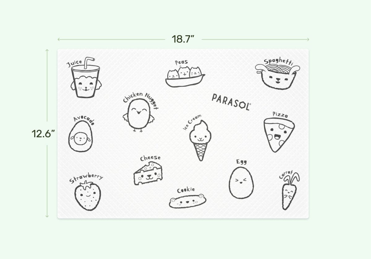 Stick-and-Stay Travel Placemats (Pack of 80)
